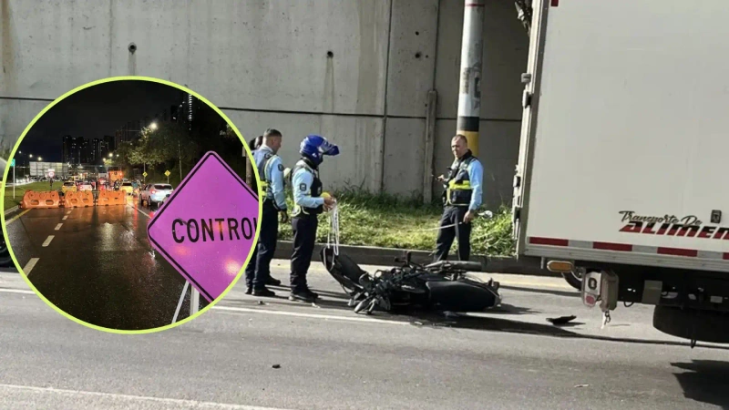 Las autoridades invitan a los actores viales a contribuir con la seguridad vial. Fotos: cortesía Alcaldía de Bello