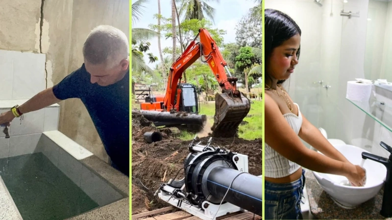 La nueva red de conducción conecta el sistema de acueducto urbano con los tanques de almacenamiento y beneficia a más de 20.000 habitantes del municipio. Fotos: cortesía Gobernación de Antioquia