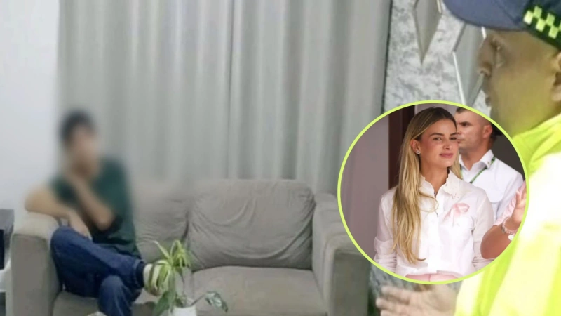 La Fiscalía avanzó en el caso tras varias labores investigativas por los mensajes intimidatorios que el hombre habría enviado contra ella y su familia el pasado 18 de octubre. Fotos: cortesía