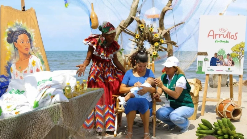 El programa llega a 102 municipios, equivalentes al 82 % del territorio departamental. Foto: cortesía Gobernación de Antioquia