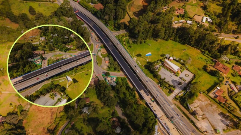 Durante este periodo se habilitará un desvío. Fotos: cortesía Gobernación de Antioquia