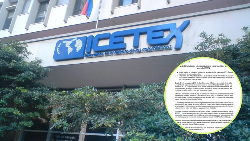 Cerca de 65.000 estudiantes tendrán alivio en créditos del Icetex. Foto: cortesía Icetex