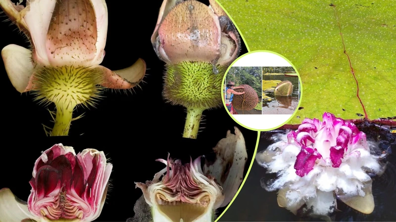 Foto: NILO RODRÍGUEZ y Phytotaxa La Victoria colombiana fue identificada como una nueva especie de nenúfar gigante en la cuenca del Orinoco.