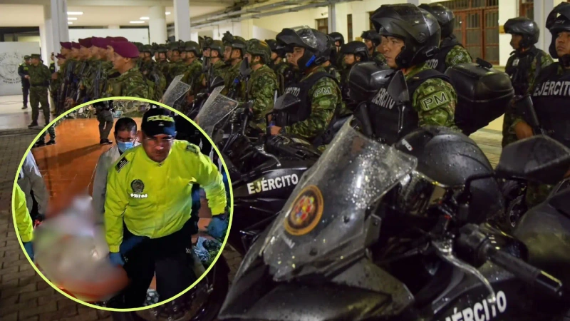 Alias ‘Primo Sangre’ fue abatido durante el megaoperativo de Abelardo De La Espriellaen el corregimiento San Cristóbal, en Medellín. Foto: cortesía Policía