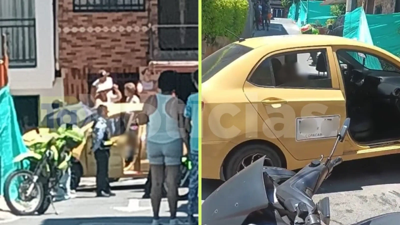 Eduardo Antonio Builes Velilla, conductor y propietario del taxi Hyundai Grand modelo 2017, fue asesinado en el barrio El Remanso, de Copacabana. Fotos: cortesía