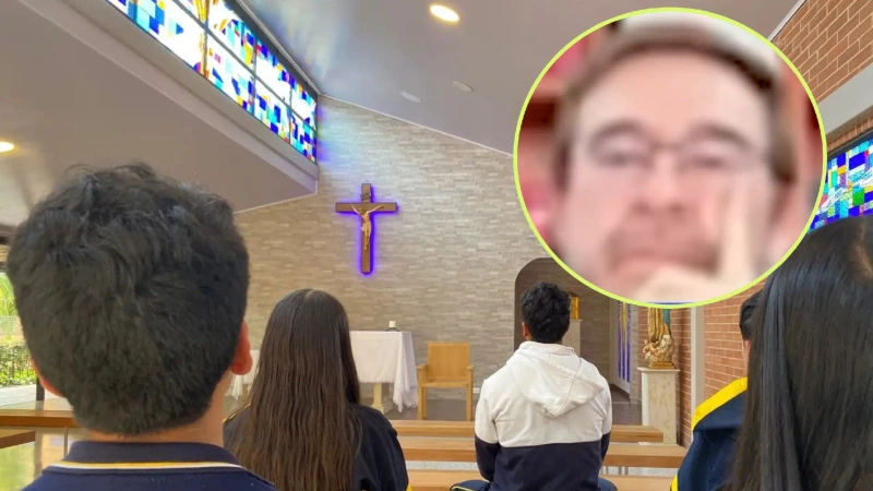 El sacerdote Manuel Cely Silva fue acusado formalmente por presuntos delitos sexuales contra un niño de seis años y quedó a la espera del juicio oral. Foto: tomada de redes sociales y cortesía Fiscalía