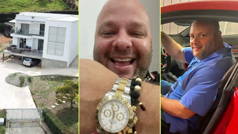 Miguel Quintero publicó un video en el que se refirió a su patrimonio y la vivienda donde cumple detención domiciliaria. Fotos: tomadas de redes sociales