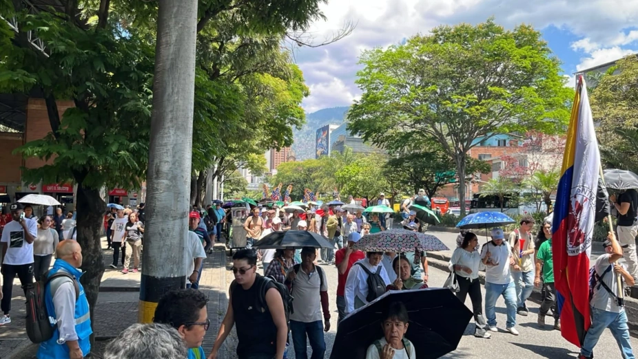 Avanzan las marchas en Medellín este 14 de octubre: recorridos y afectaciones viales