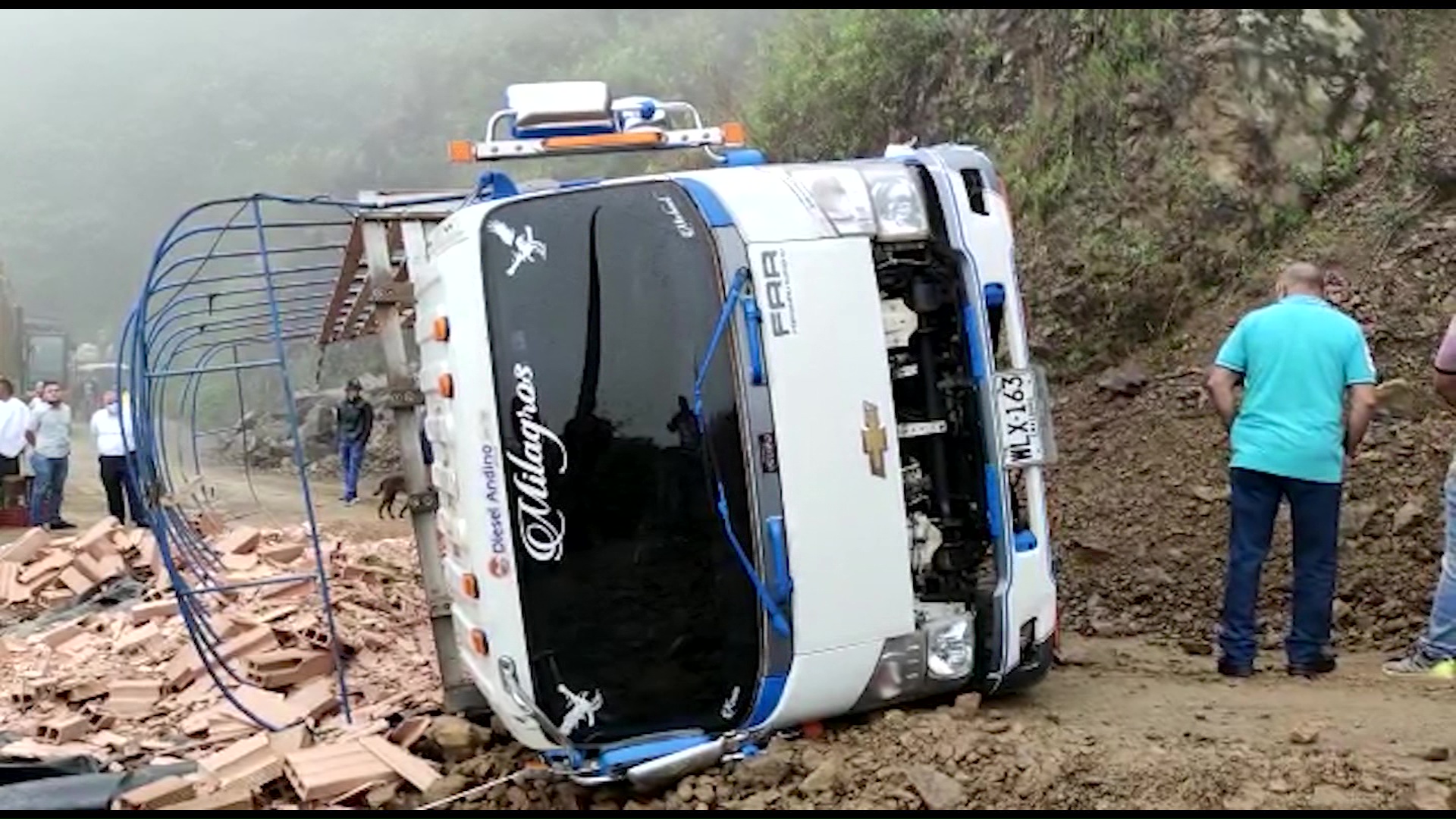 Accidente en el derrumbe de la vía Urrao – Betulia