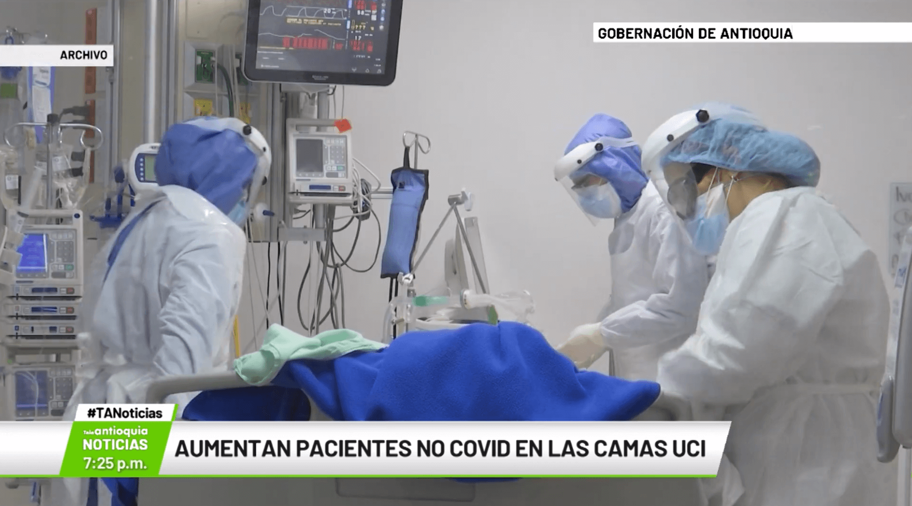 Aumentan pacientes no Covid en las camas UCI