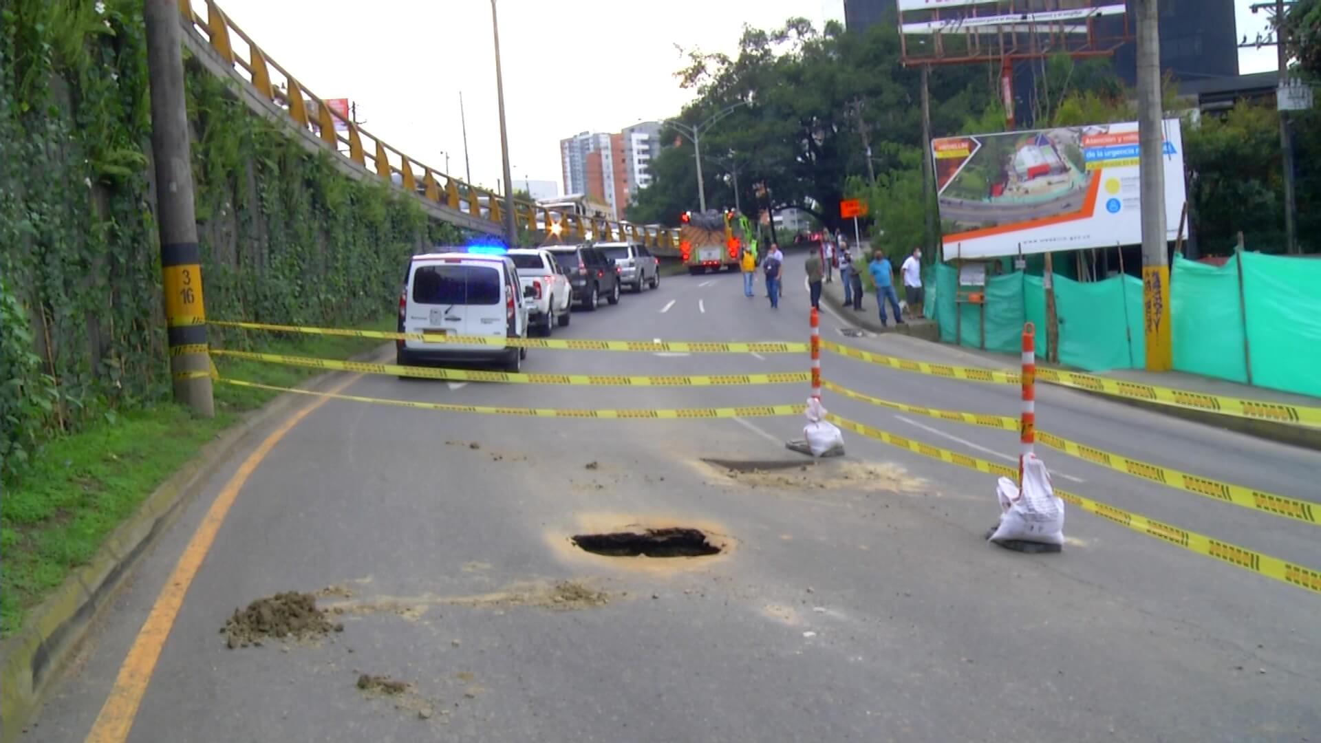 Cierran carril de ascenso de la vía a Las Palmas