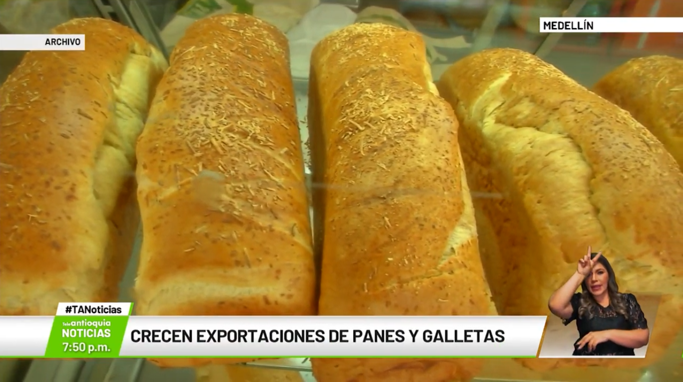 Crecen exportaciones de panes y galletas