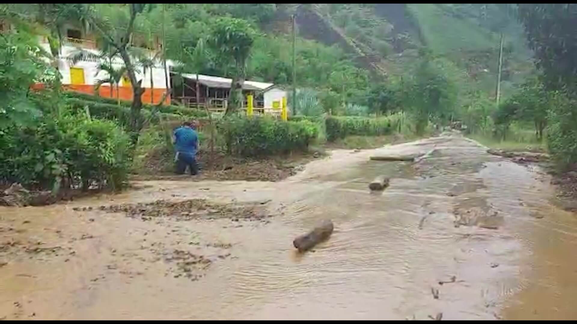 Daños en vías y viviendas de 12 veredas por lluvias