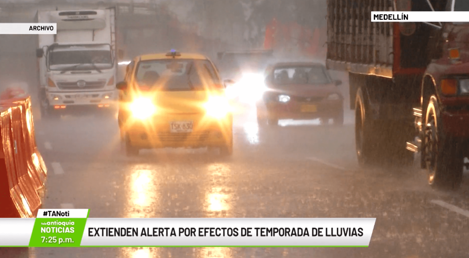 Extienden alerta por efectos de temporada de lluvias