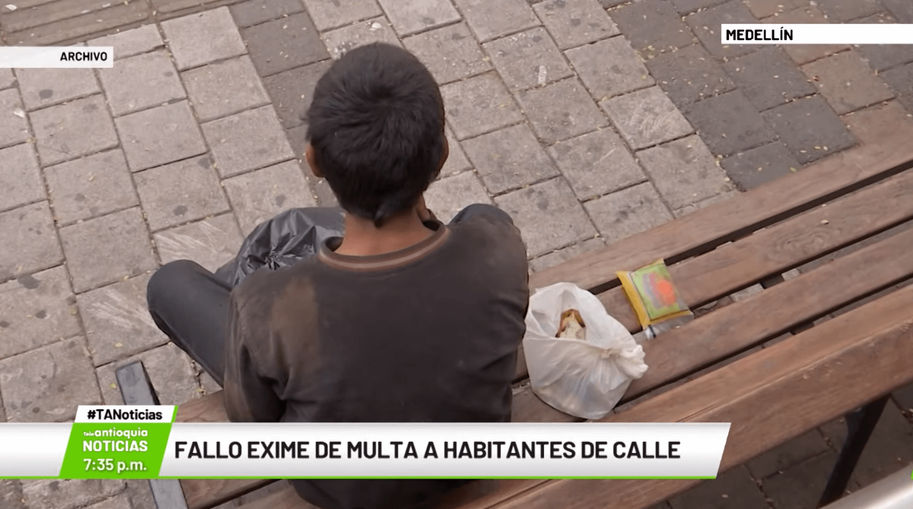 Fallo exime de multa a habitantes de calle