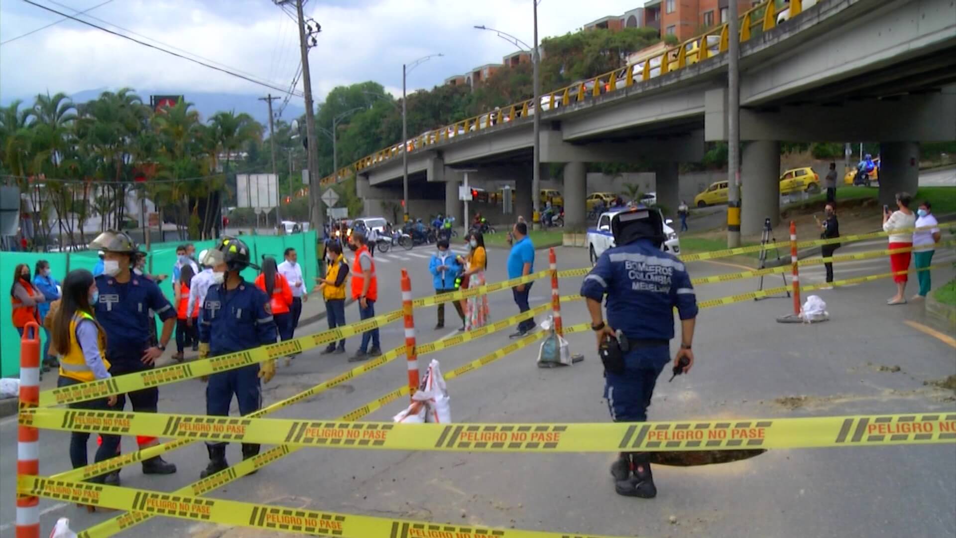 Intensifican trabajos 247 para rehabilitar la vía a Las Palmas