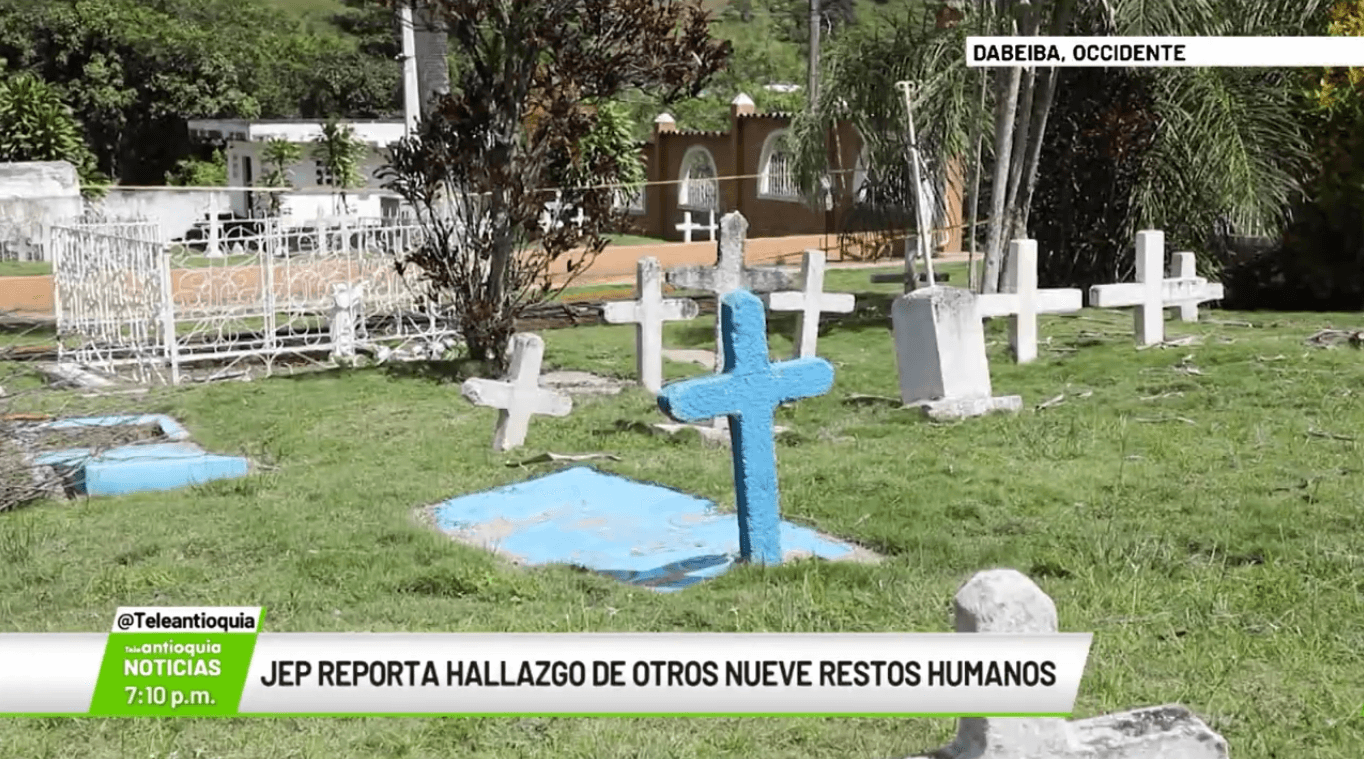 JEP reporta hallazgo de otros nueve restos humanos