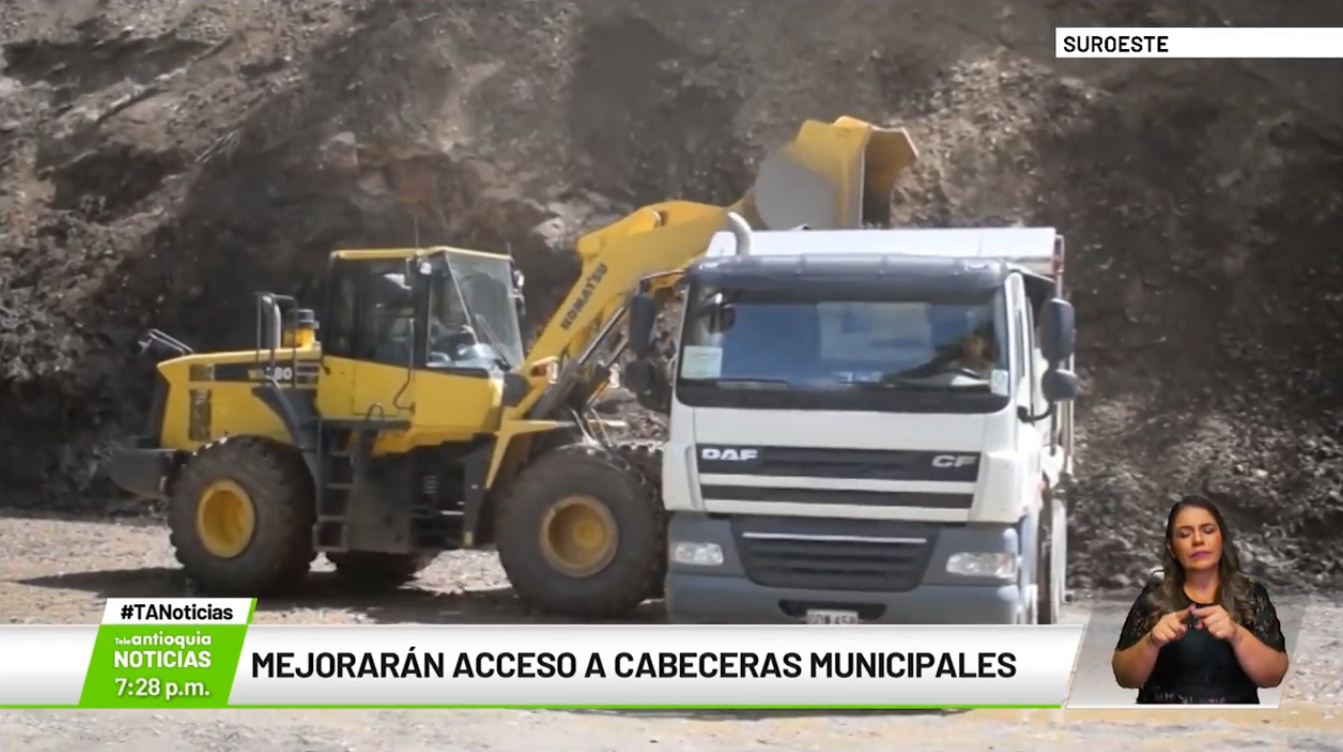 Mejorarán acceso a cabeceras municipales