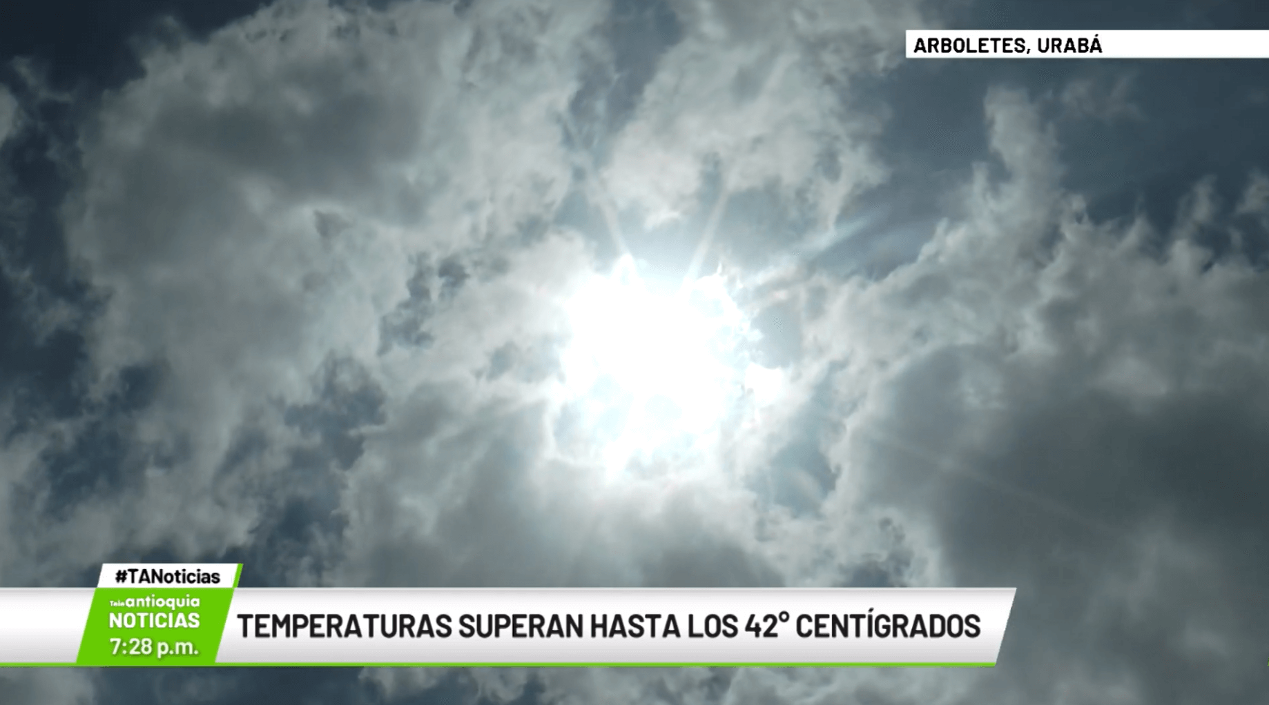 Temperaturas superan hasta los 42° centígrados en Arboletes