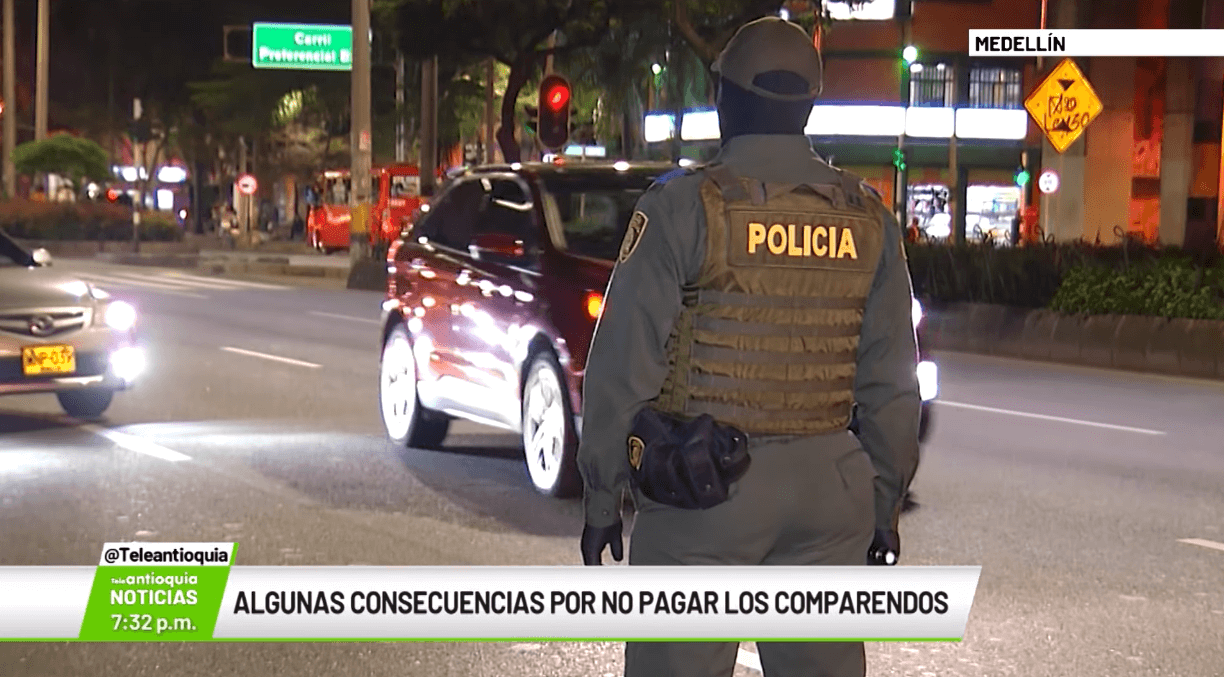 Algunas consecuencias por no pagar los comparendos