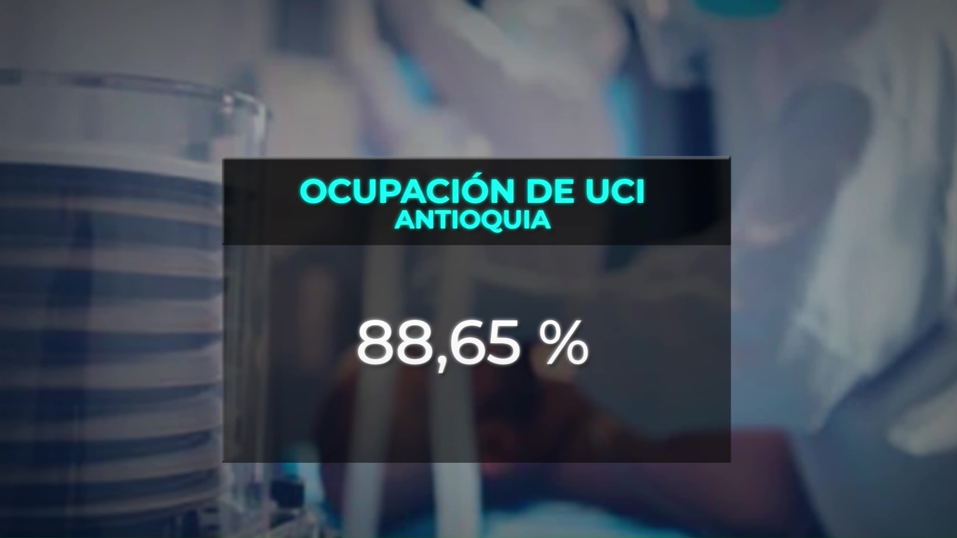Alta ocupación UCI en Antioquia