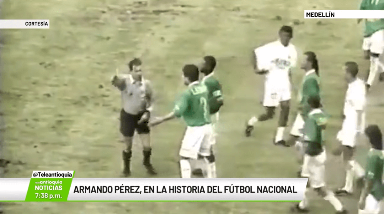 Armando Pérez, en la historia del fútbol nacional