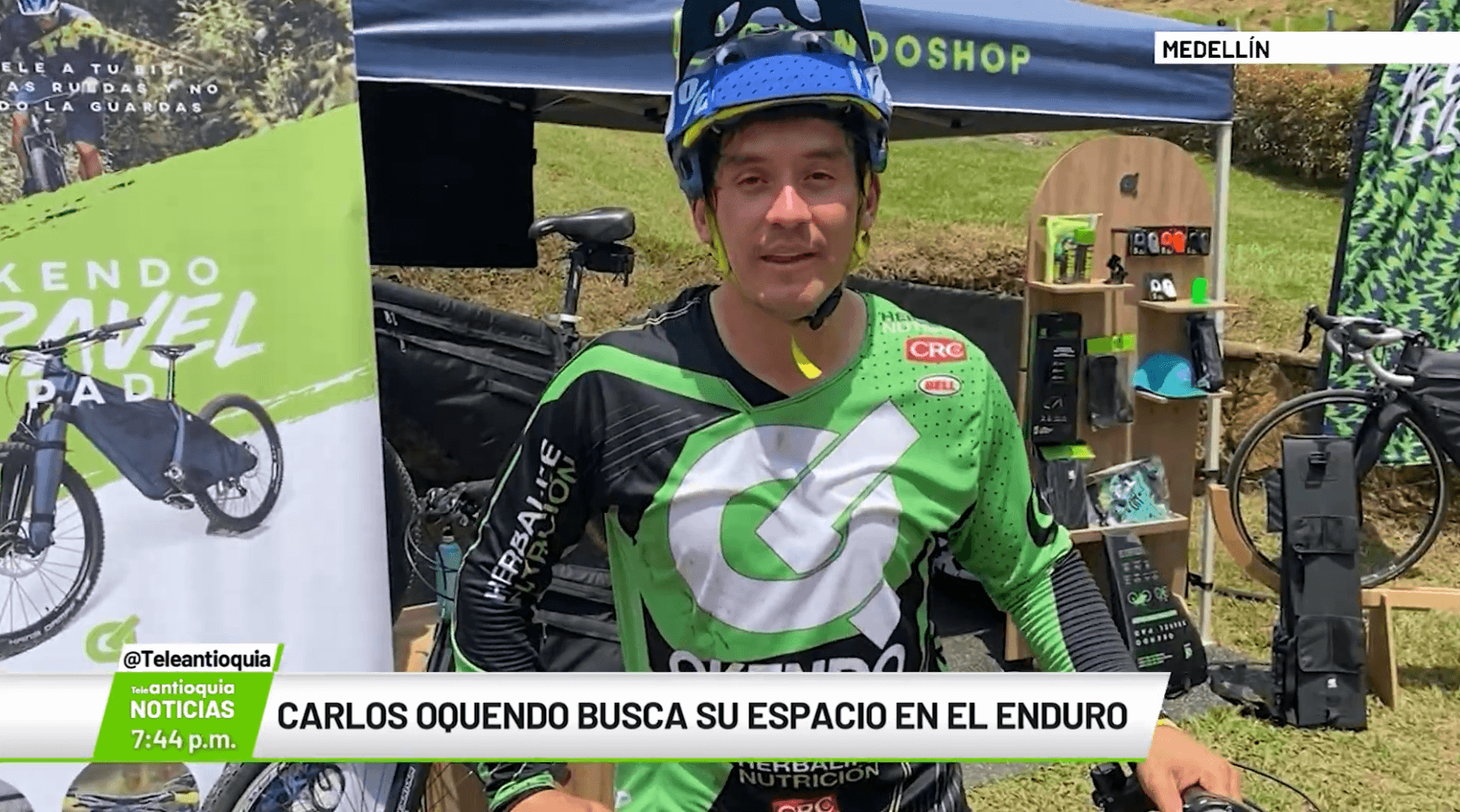 Carlos Oquendo busca su espacio en el enduro