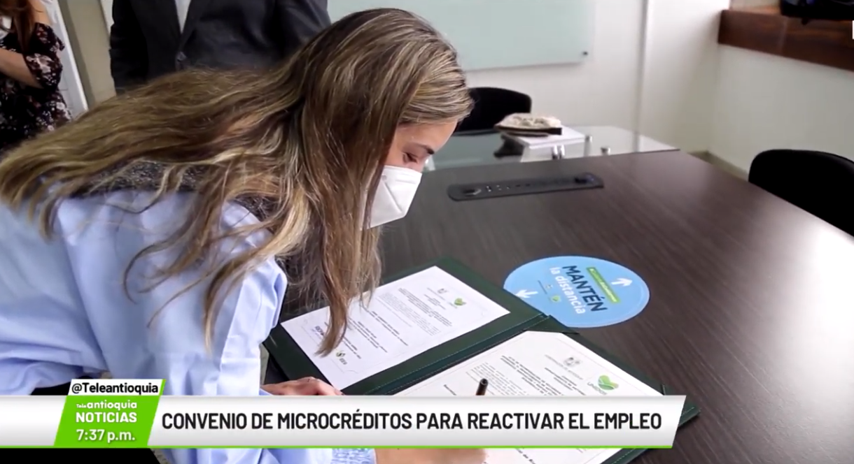 Convenio de microcréditos para reactivar el empleo