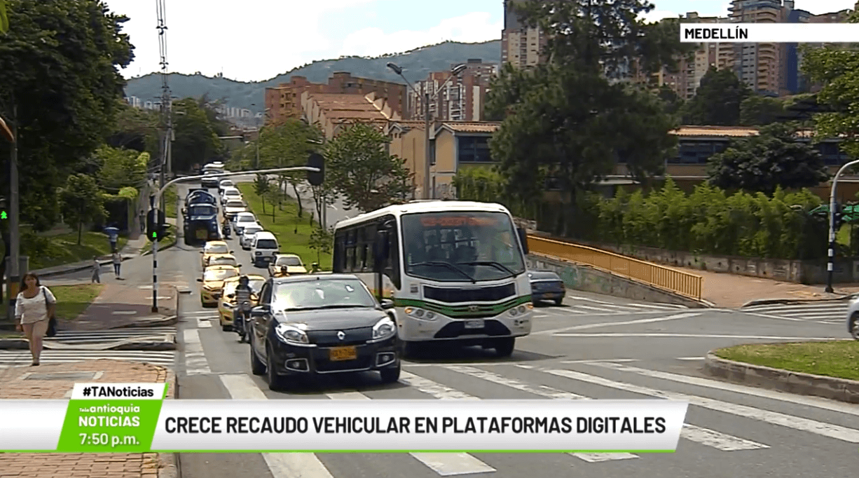 Crece recaudo vehicular en plataformas digitales