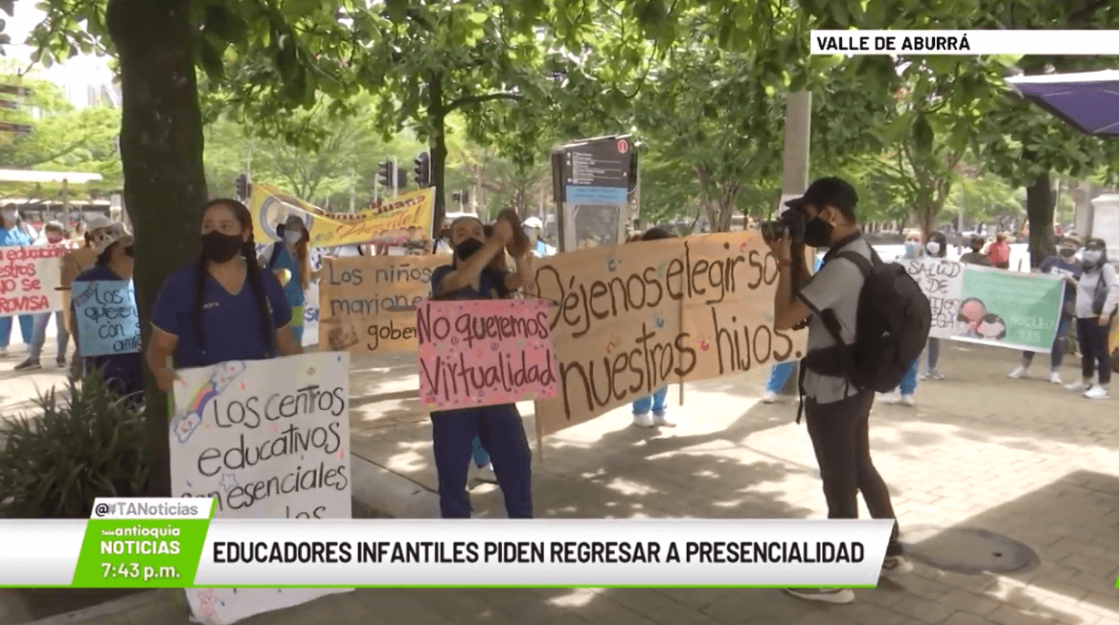 Educadores infantiles piden regresar a presencialidad