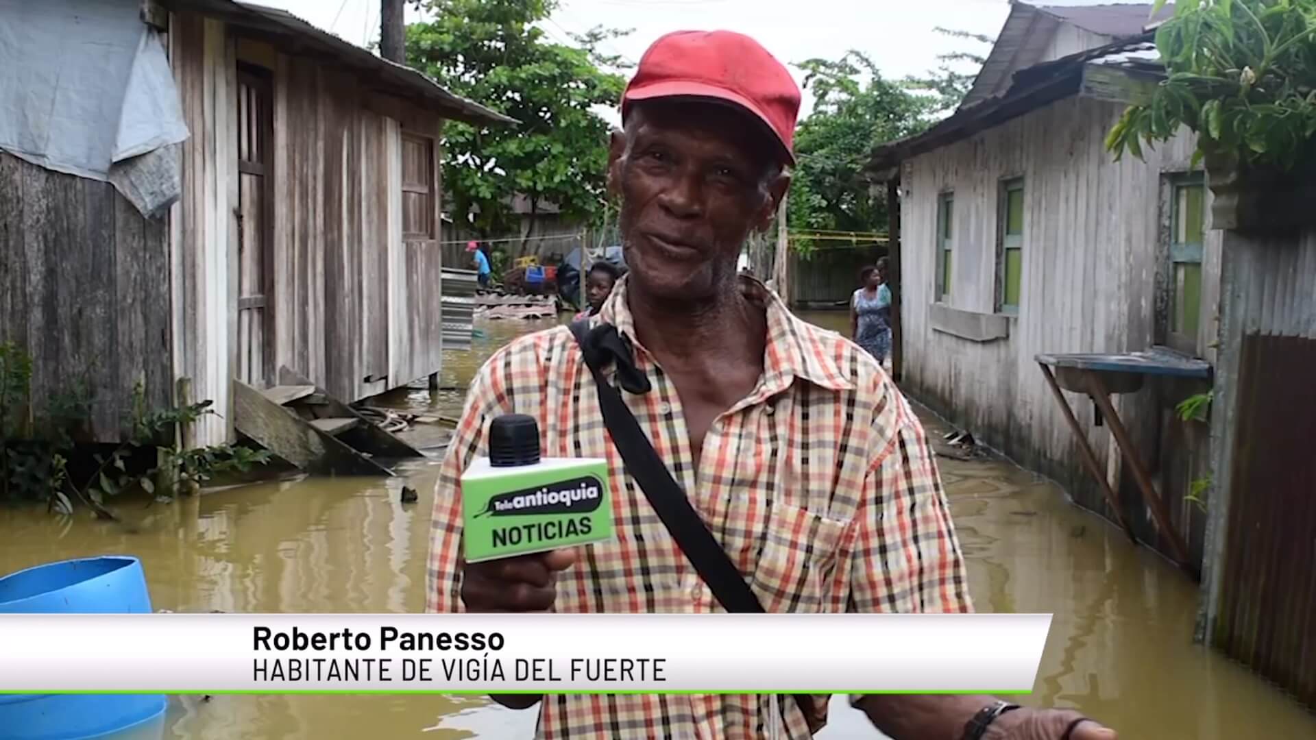 Emergencia por desbordamiento de los ríos Murrí y Arquía