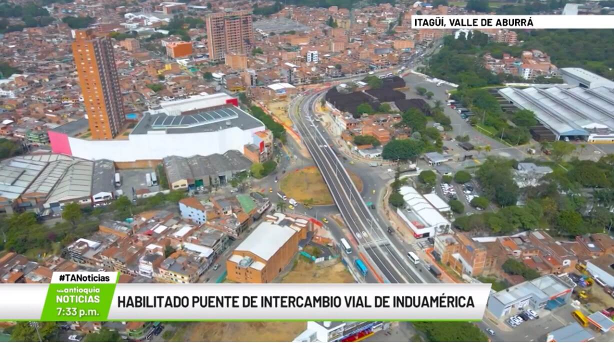 Habilitado puente de intercambio vial de Induamérica