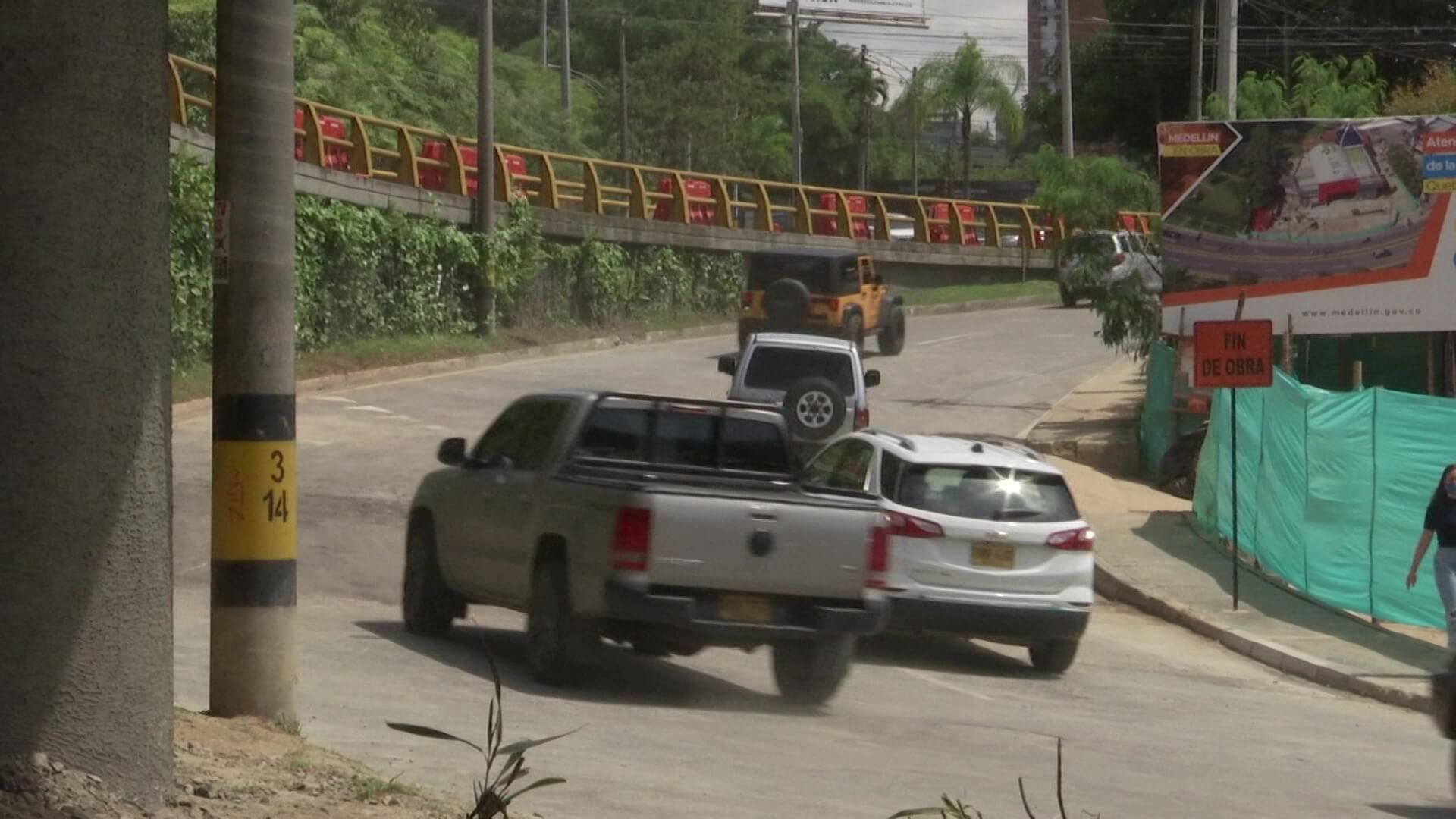 Habilitan calzada de ascenso en la vía Las Palmas