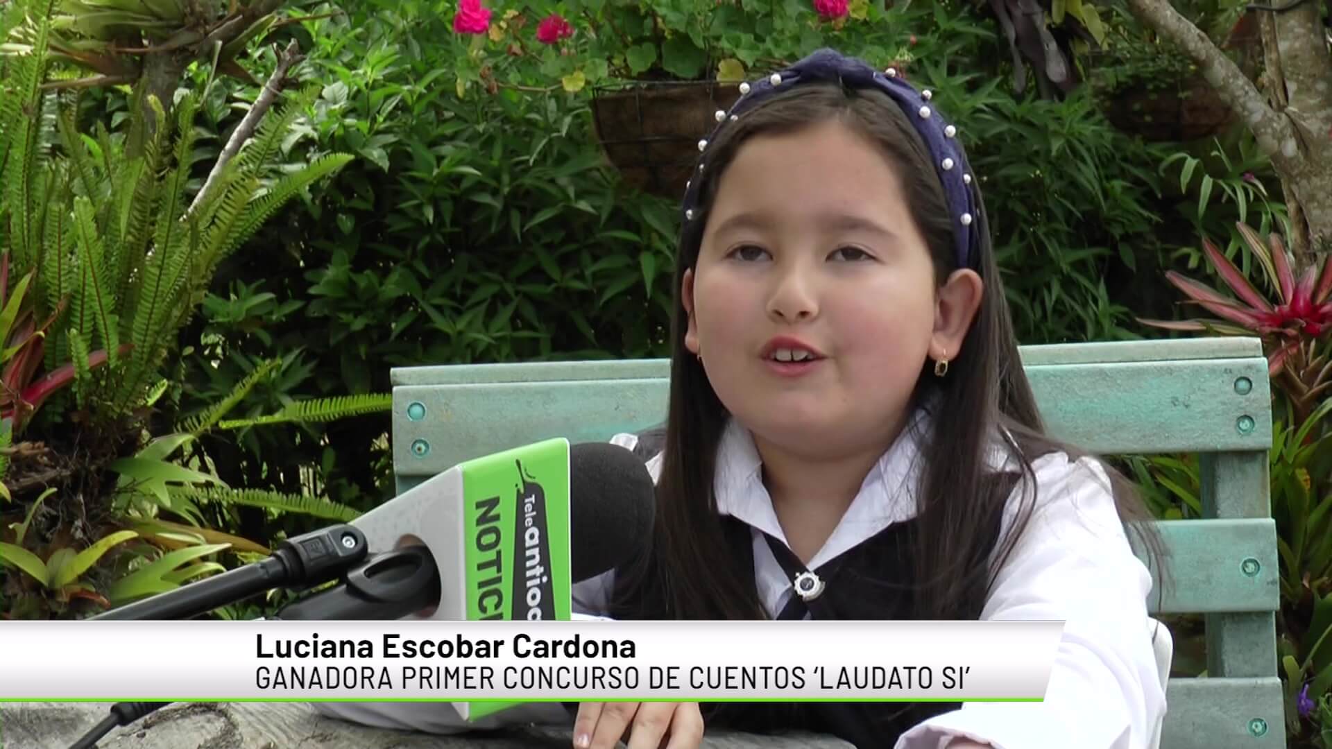 Niña ganadora de concurso impulsado por el Vaticano