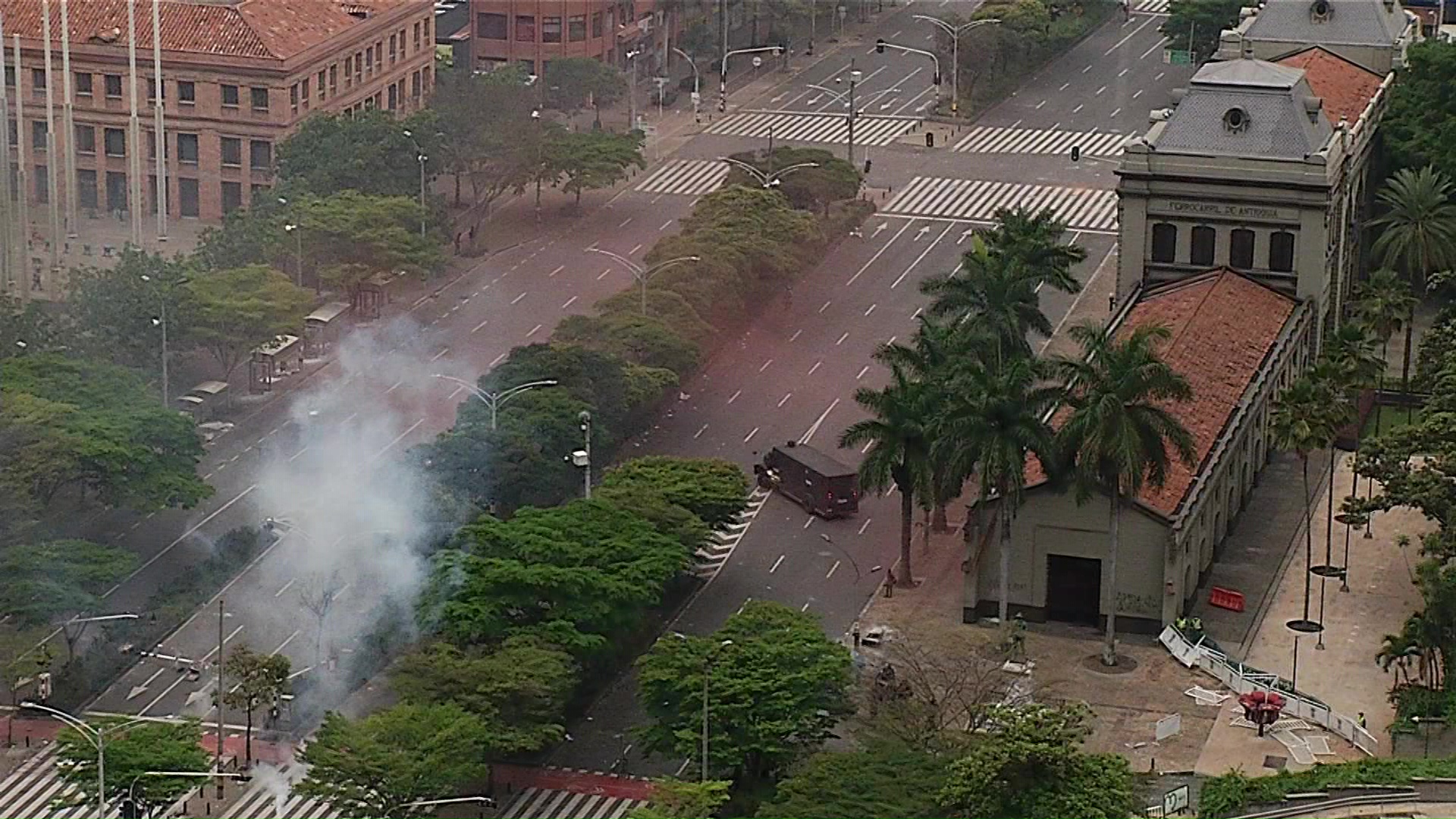 23 personas lesionadas durante las protestas