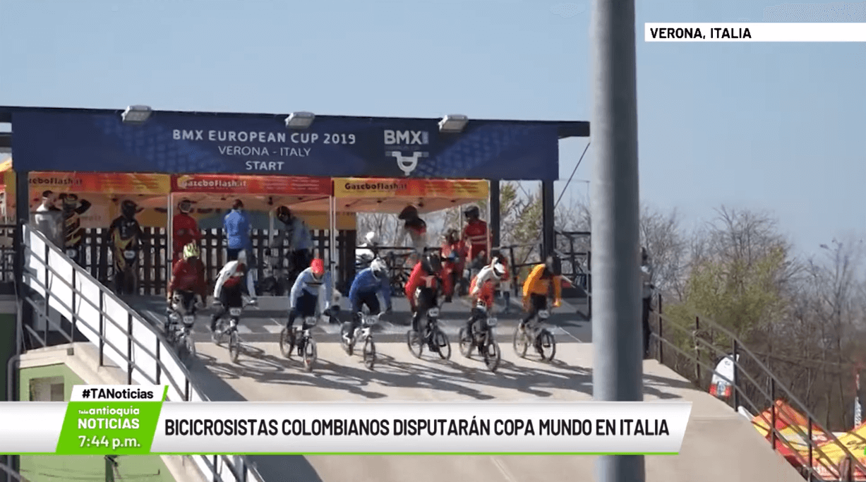 Bicicrosistas colombianos disputarán copa mundo en Italia