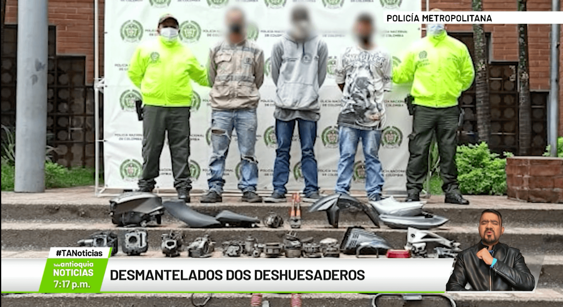 Desmantelados dos deshuesaderos