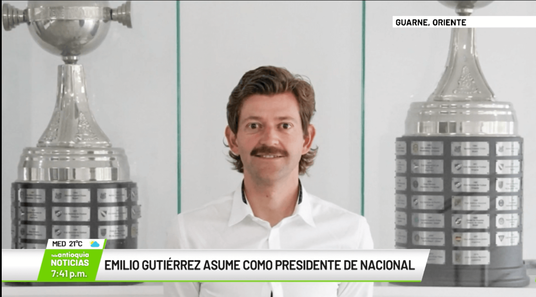 Emilio Gutiérrrez asume como presidente de Nacional