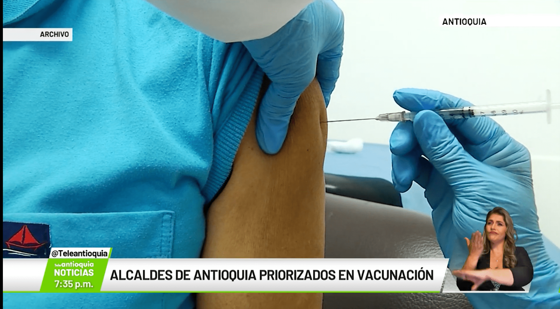 Alcaldes de Antioquia priorizados en vacunación