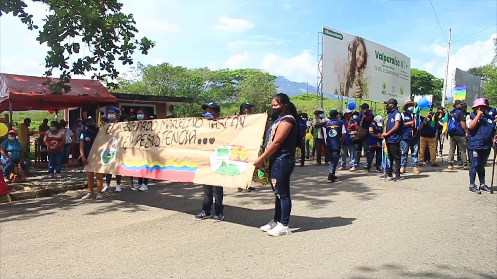 Dos resguardos indígenas se unen a la Minga Nacional