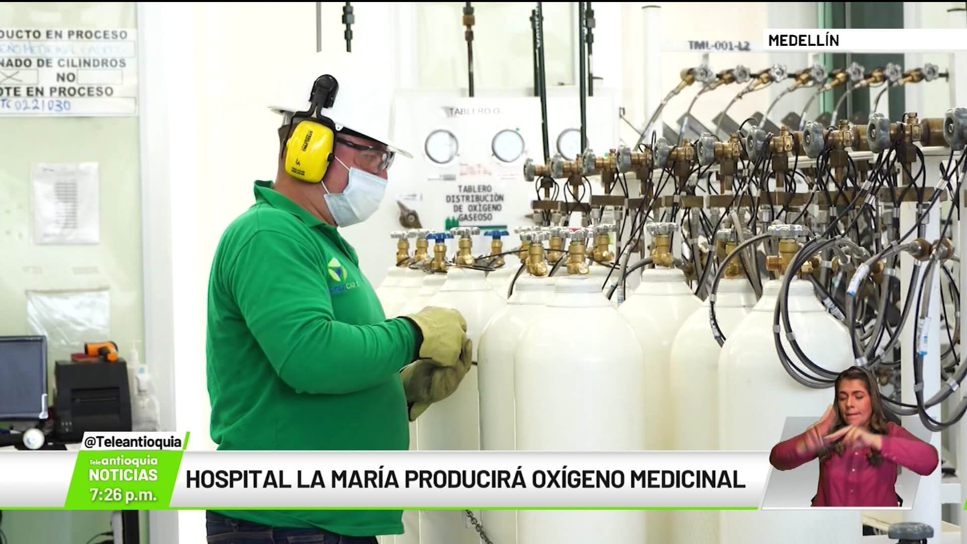 Hospital La María producirá oxígeno medicinal