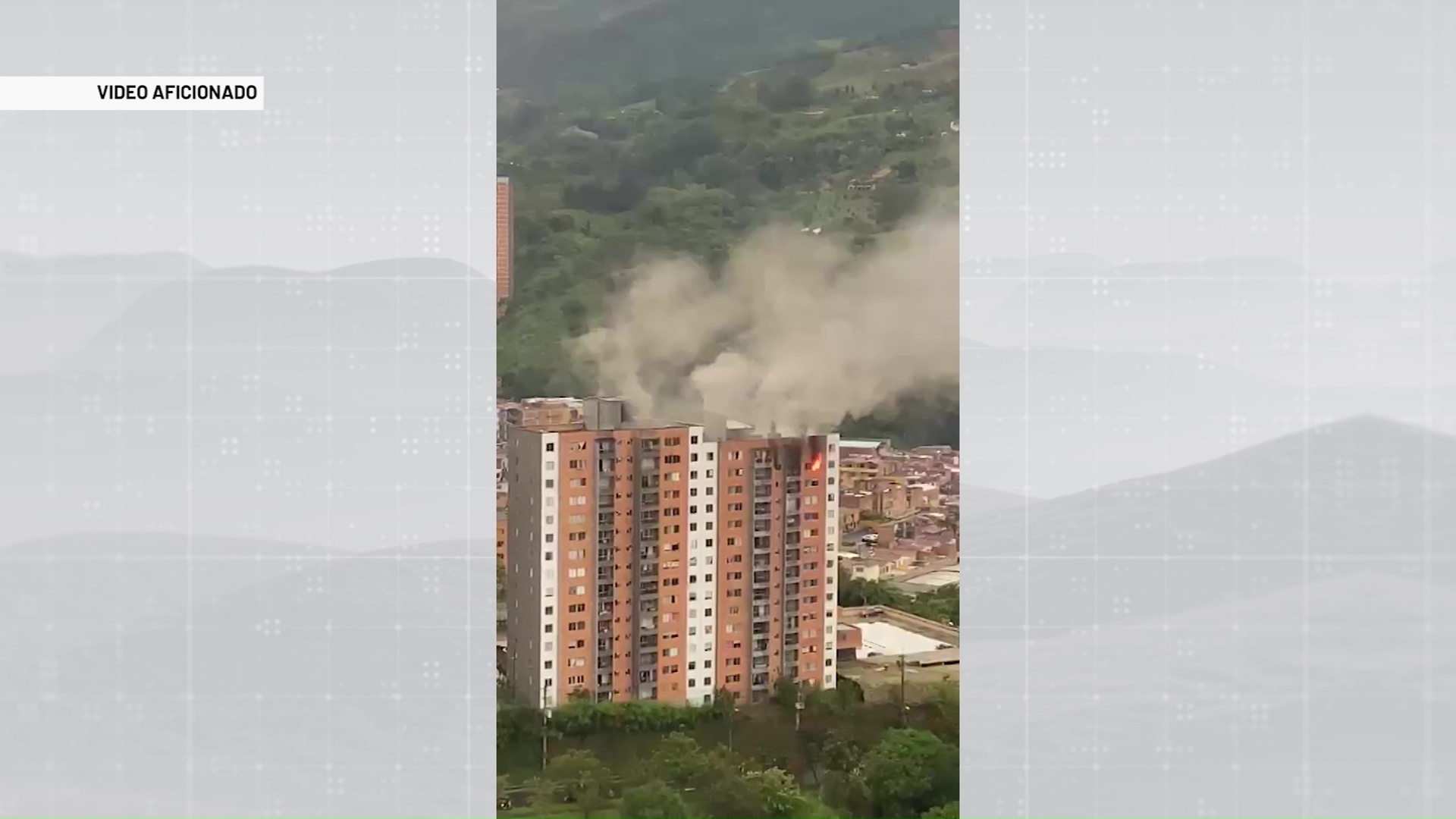 Incendio en unidad residencial de Itagüí