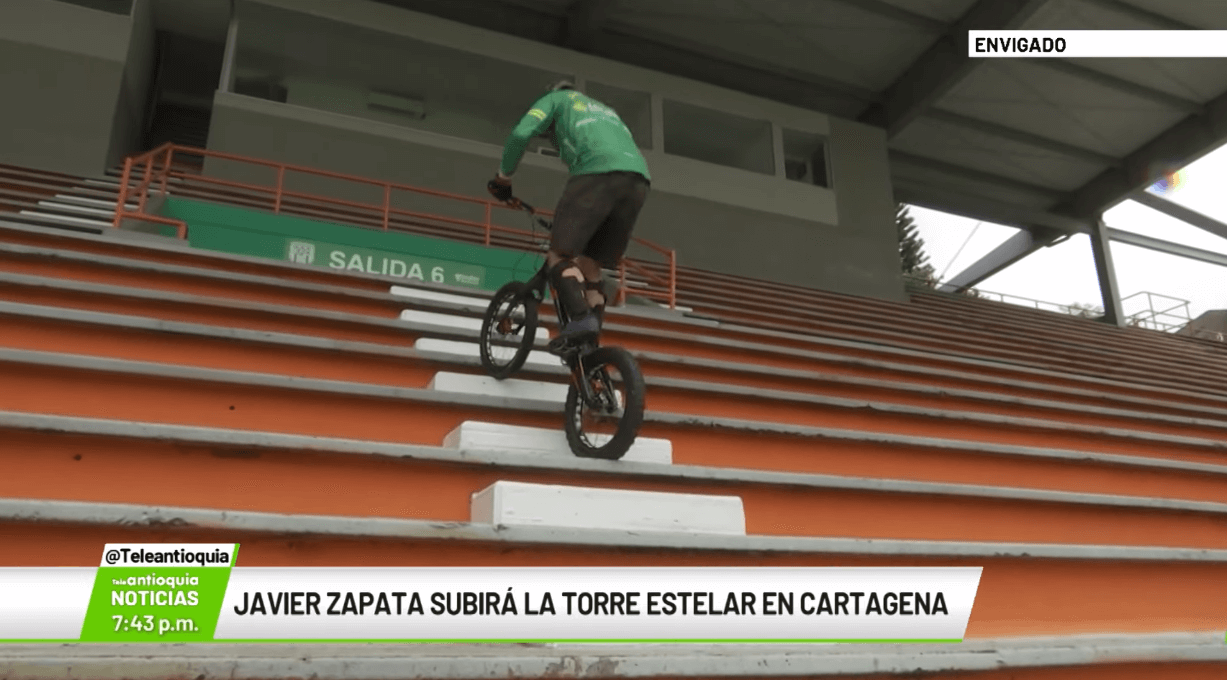 Javier Zapata subirá la Torre Estelar en Cartagena