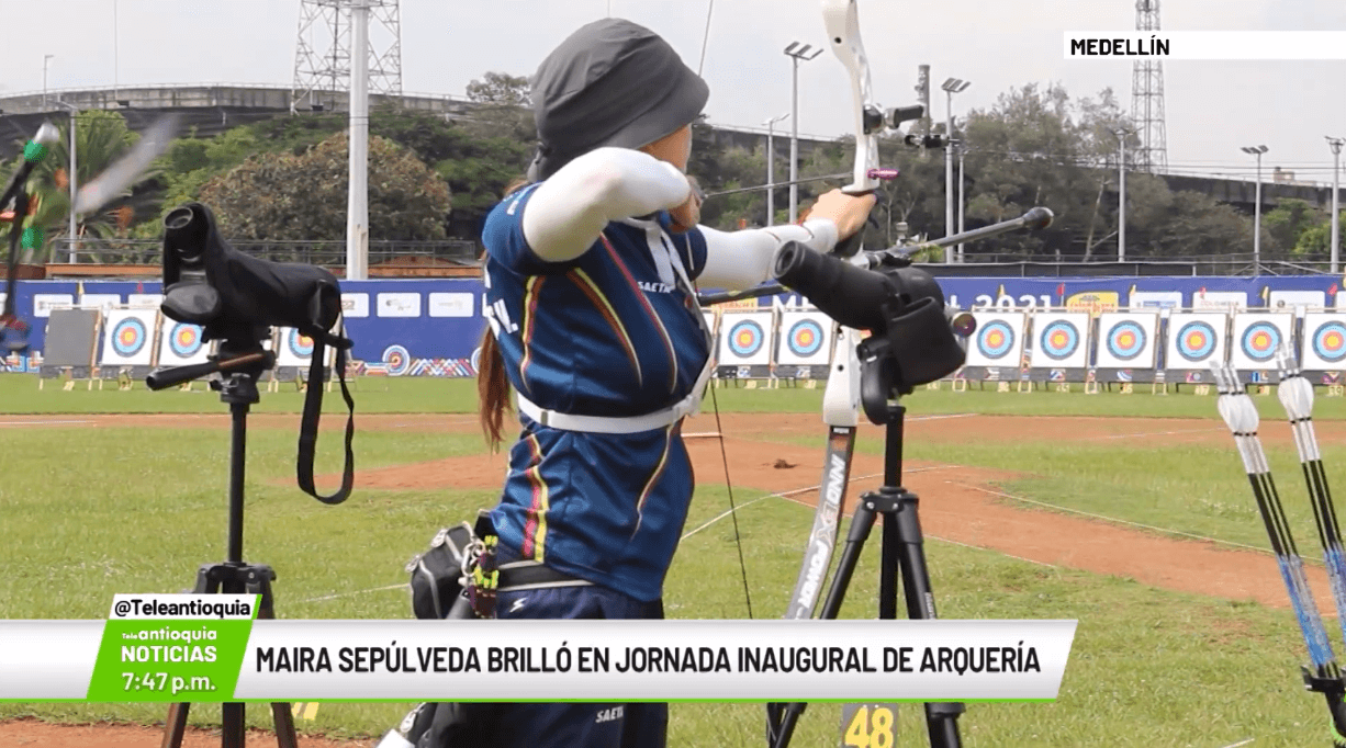 Maira Sepúlveda brilló en jornada inaugural de arquería