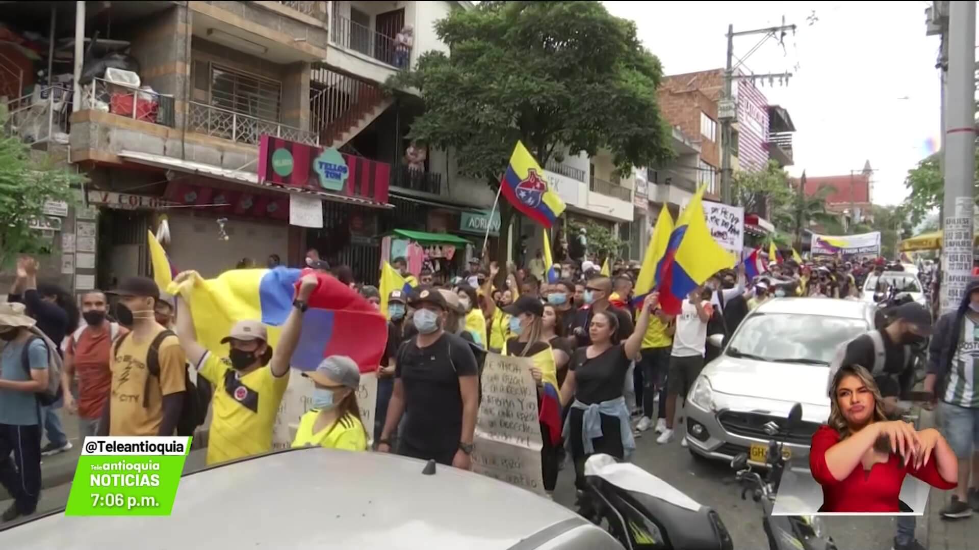 Manifestaciones transcurrieron en calma