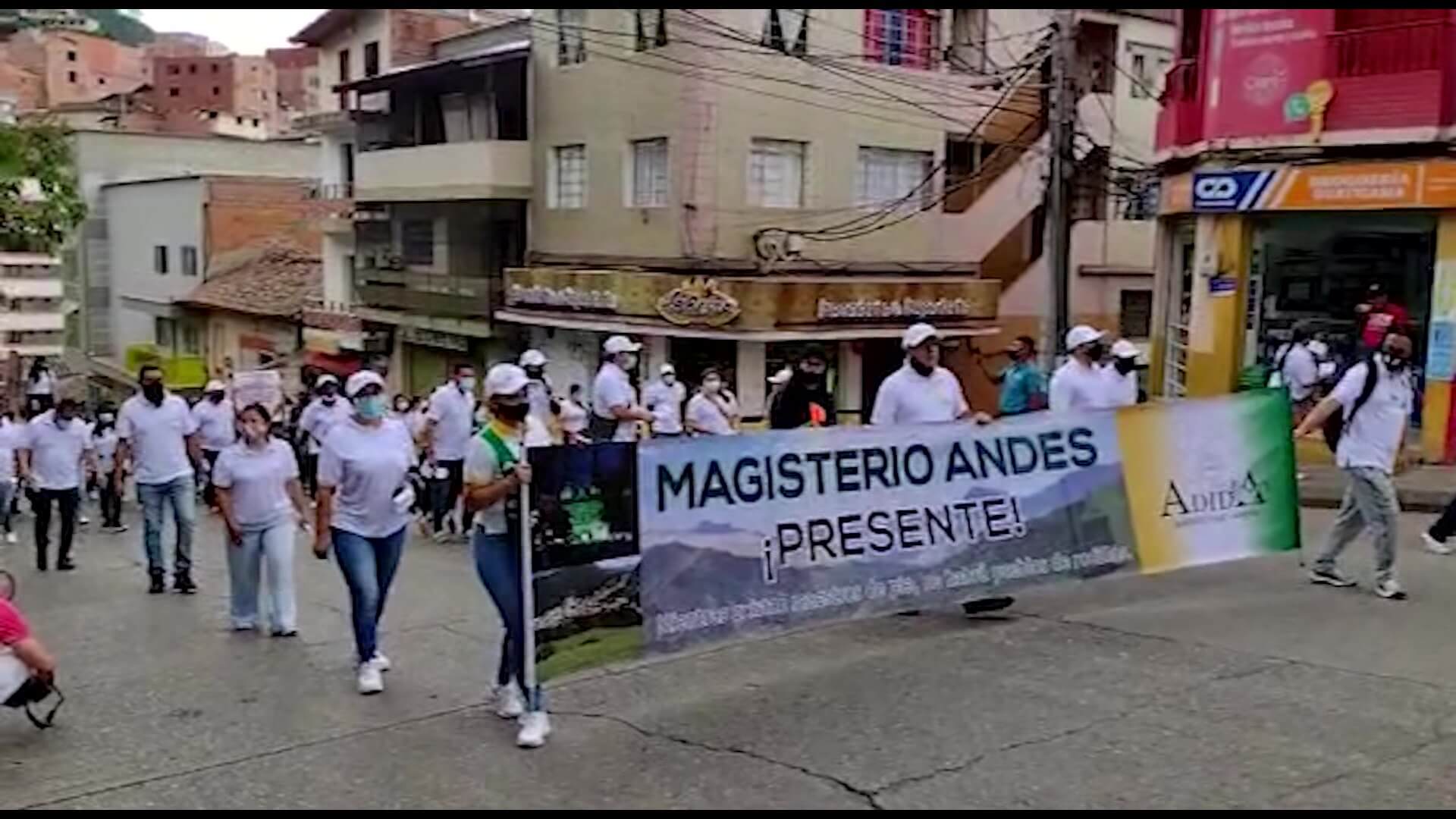 Manifestaciones y protestas hoy en diferentes municipios