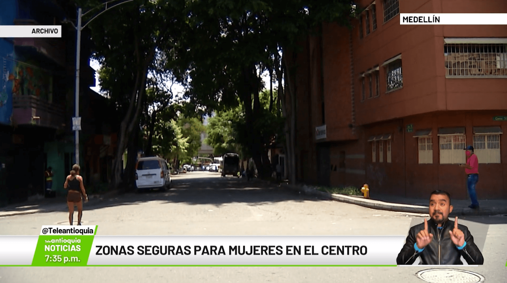 Zonas seguras para mujeres en el centro