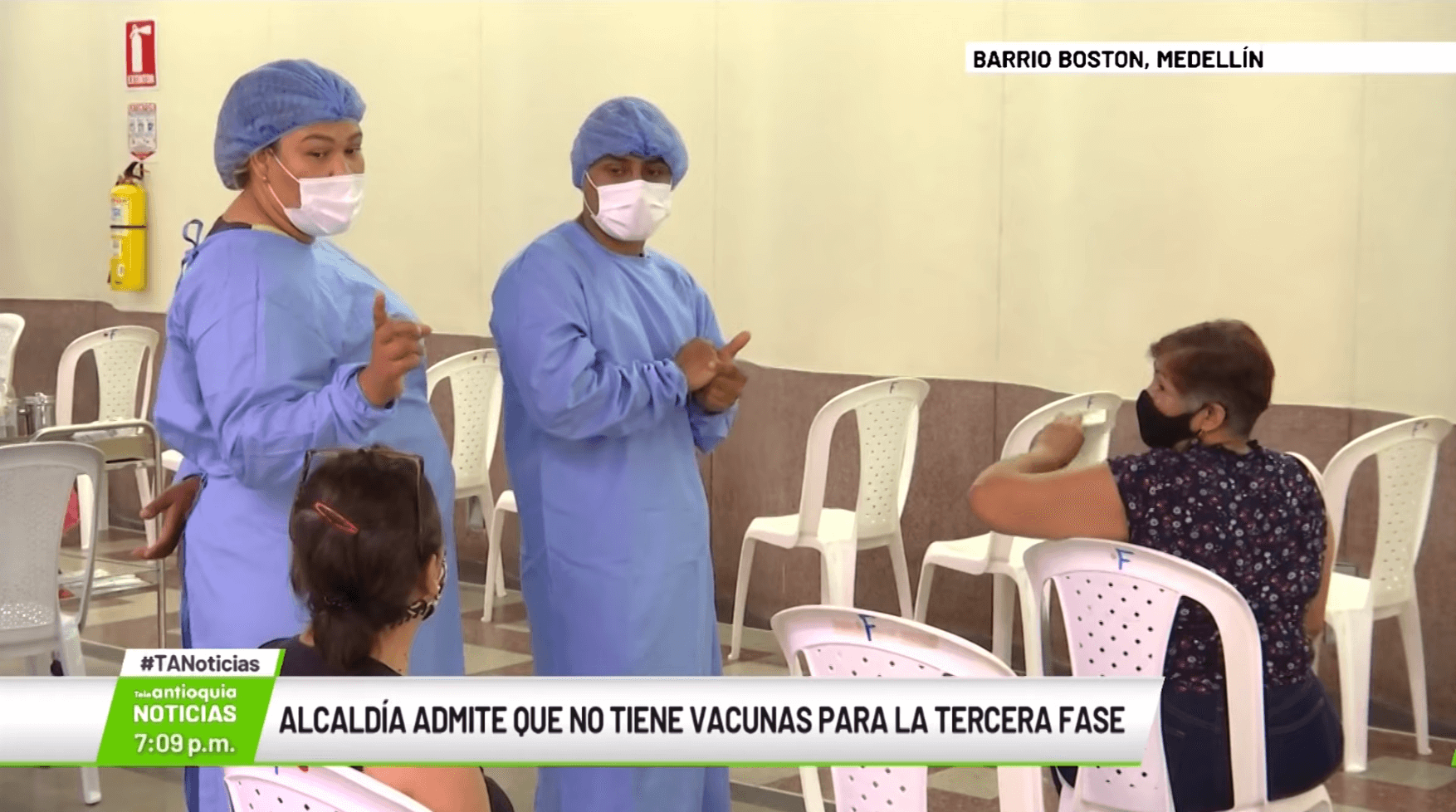 Alcaldía admite que no tiene vacunas para la tercera fase