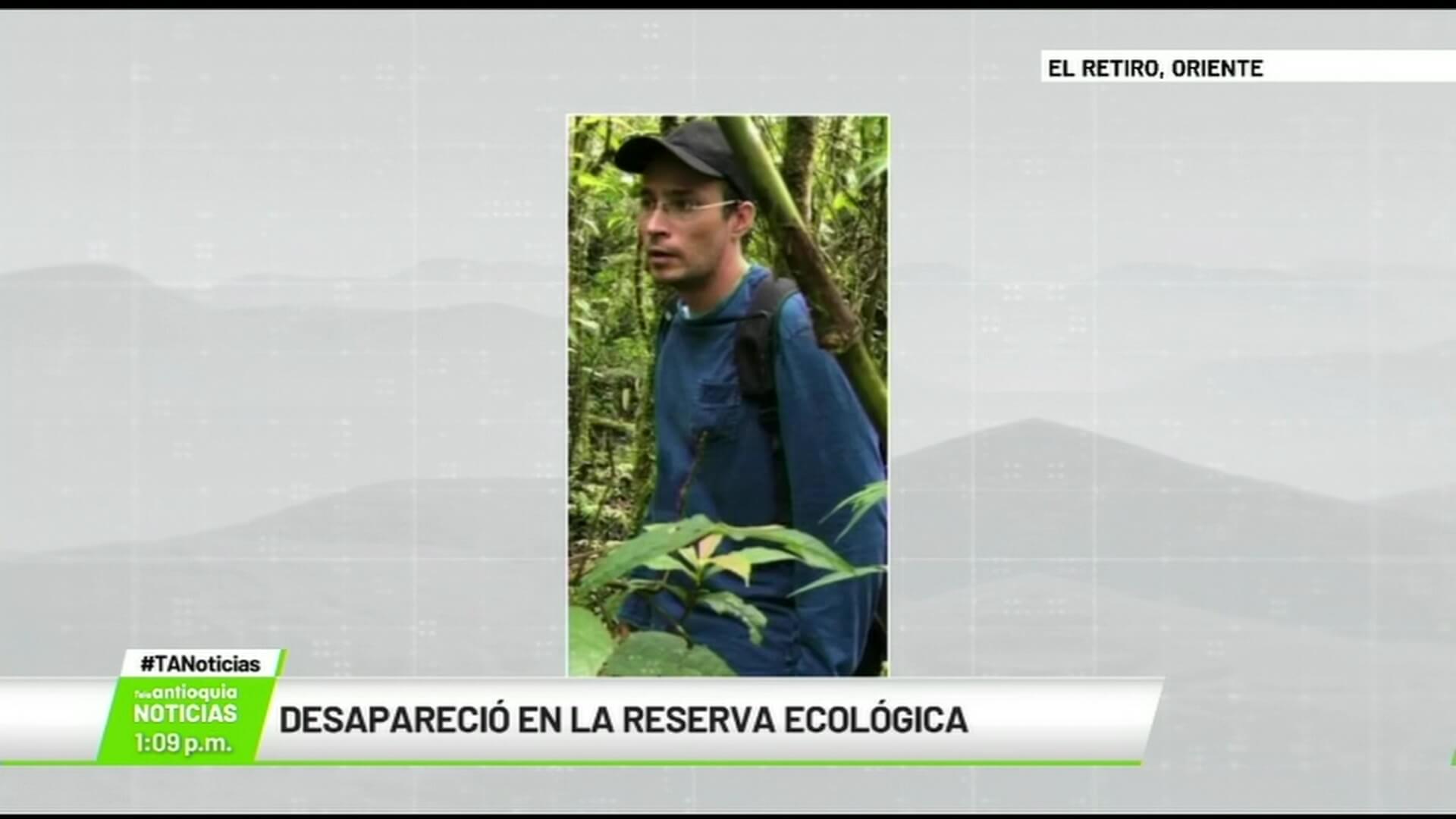 Desapareció en la reserva ecológica