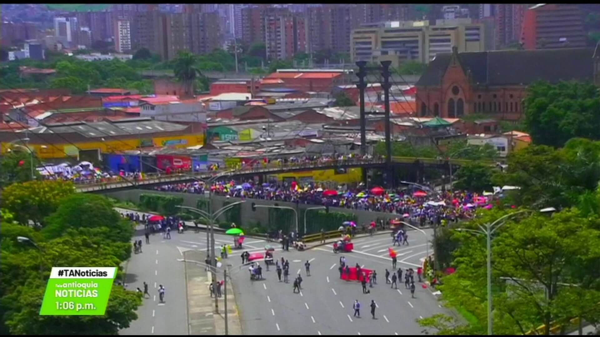 Siguen las movilizaciones sociales en Medellín